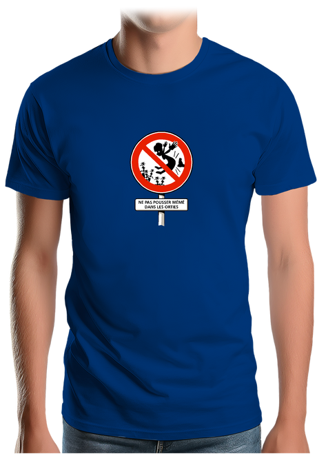 T-Shirt Homme Faut pas pousser mémé dans les orties
