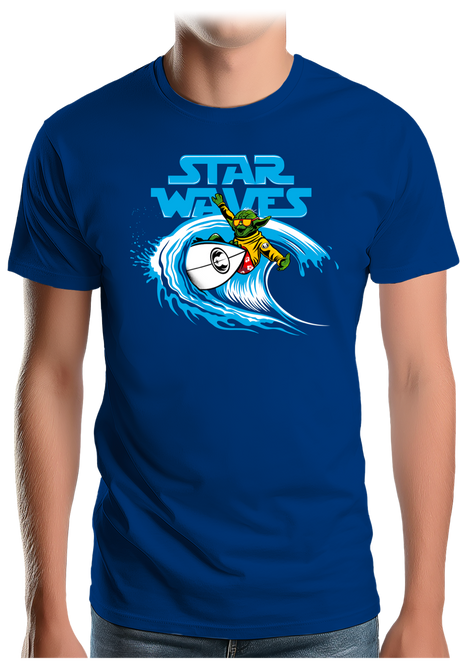 T-Shirt Homme Star waves surf