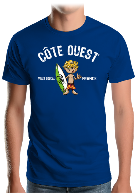 T-Shirt Homme Petit surfeur personnalisé