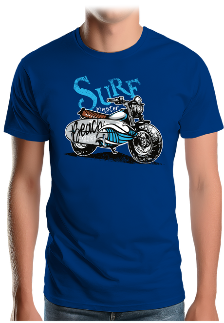 T-Shirt Homme Les motard aiment le surf