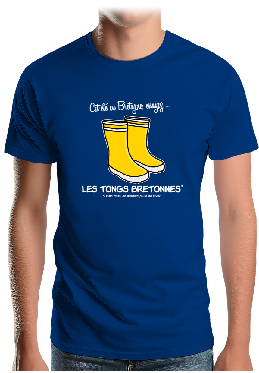 T-Shirt Homme Les Tongs Bretonnes