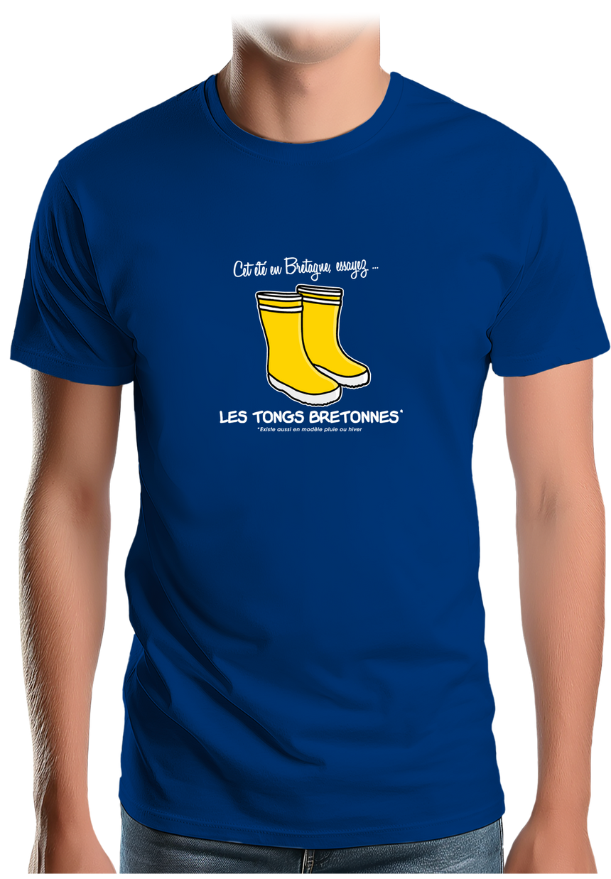 T-Shirt Homme Les Tongs Bretonnes