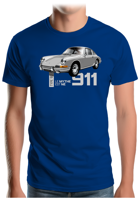 T-Shirt Homme Voiture 901 Le mythe est né
