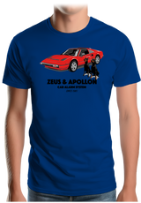T-Shirt Homme Zeus et Apollon Voiture Alarme