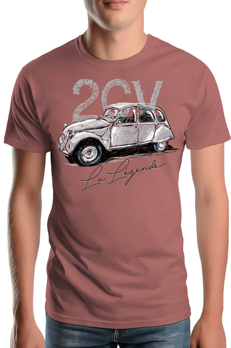 Tee-Shirt Homme La deuch en crayonné