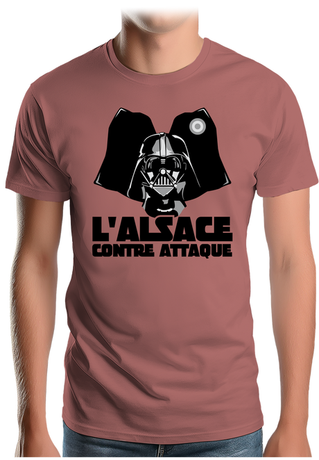 T-Shirt Homme L'Alsace contre attaque