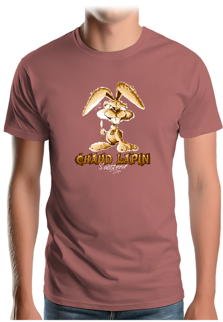 T-Shirt Homme Chaud lapin s'abstenir