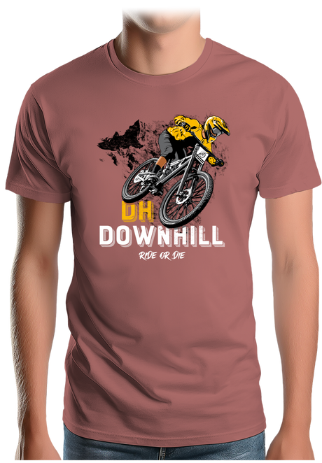 T-Shirt Homme Vélo DH Downhill, Ride or die