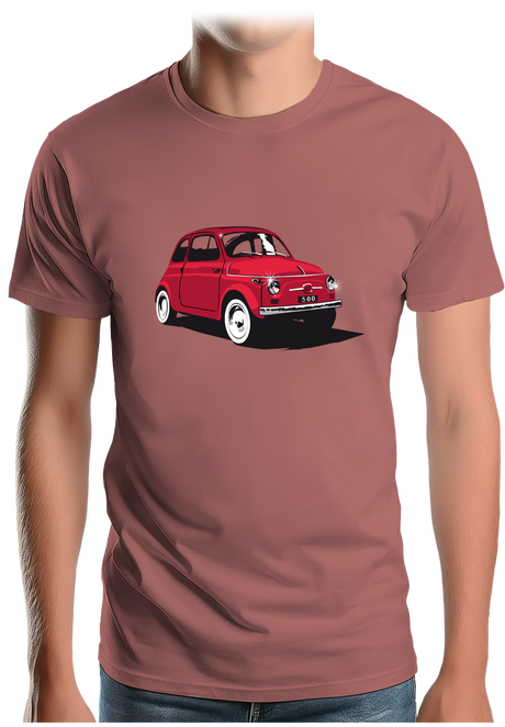 T-Shirt Homme Voiture Italienne 500 Luxe