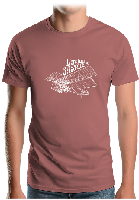 T-Shirt Homme Avion Rene Gasnier