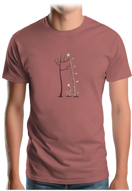 T-Shirt Homme Girafe dépliable