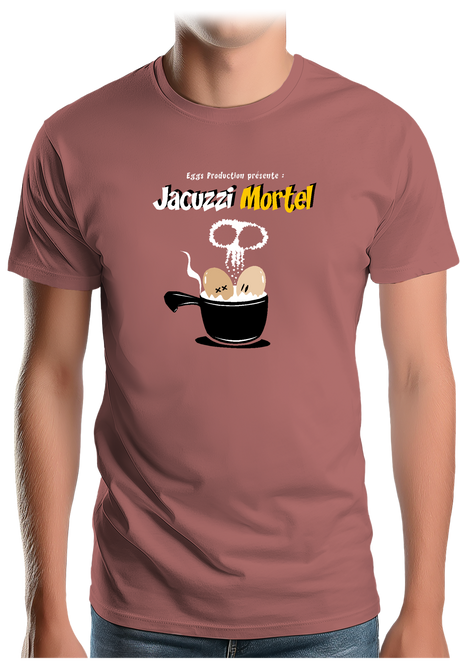 T-Shirt Homme Des Oeufs dans un jacuzzi