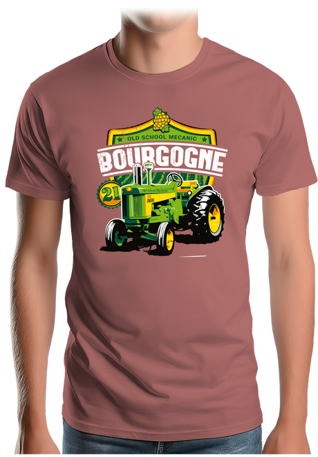 T-Shirt Homme Tracteur Old school Mecanic