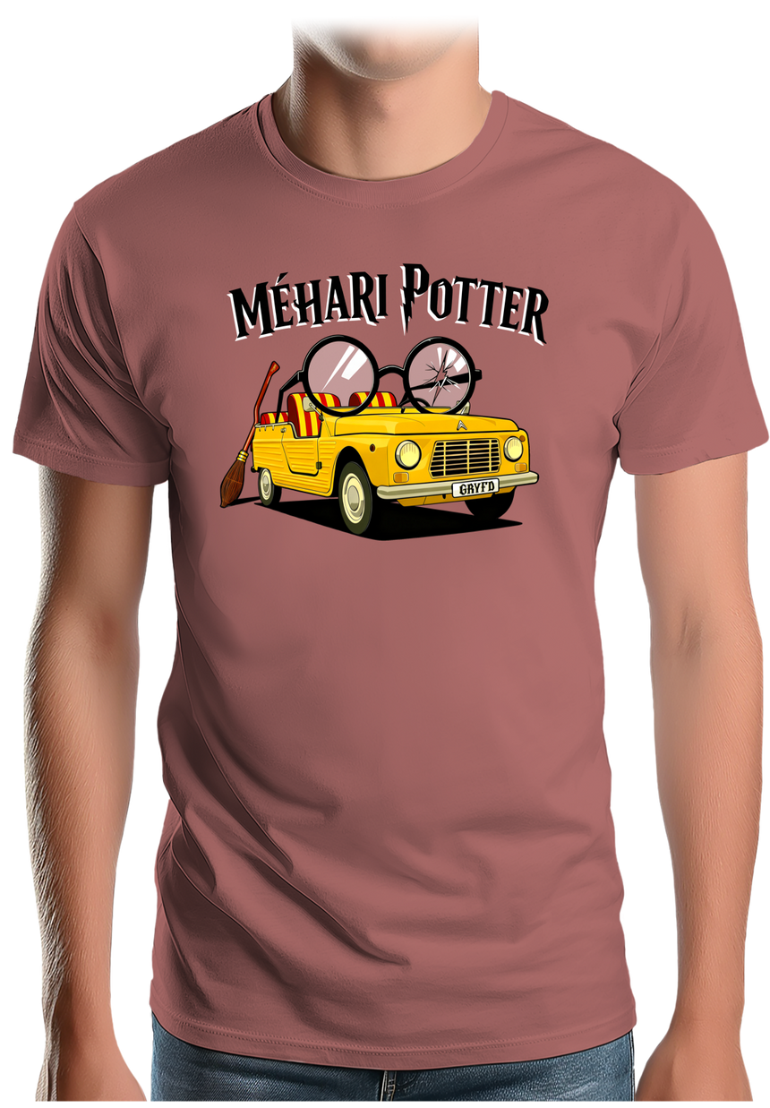 T-Shirt Homme Voiture Méhari Potter