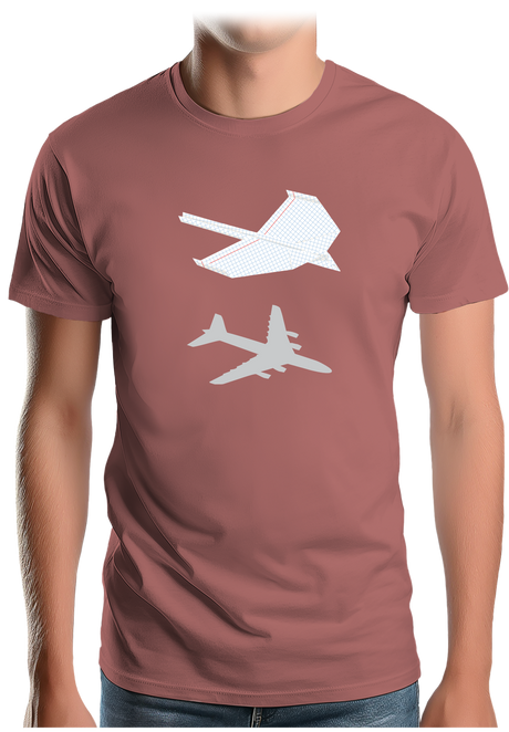 T-Shirt Homme Le Planeur en papier