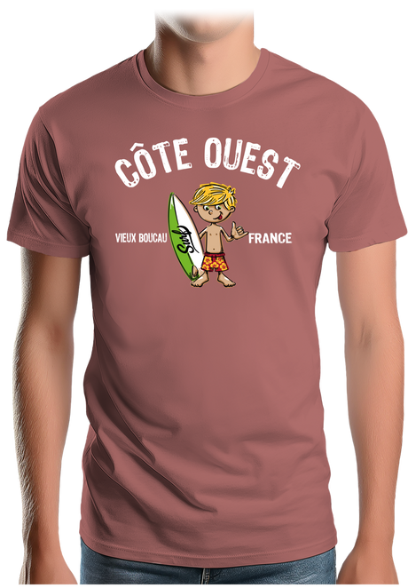 T-Shirt Homme Petit surfeur personnalisé