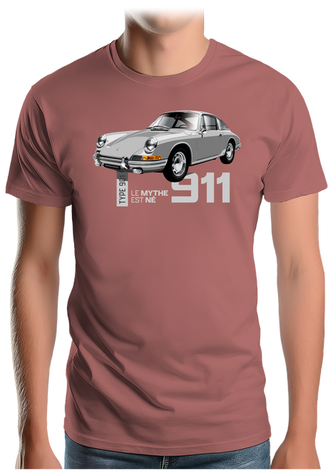 T-Shirt Homme Voiture 901 Le mythe est né