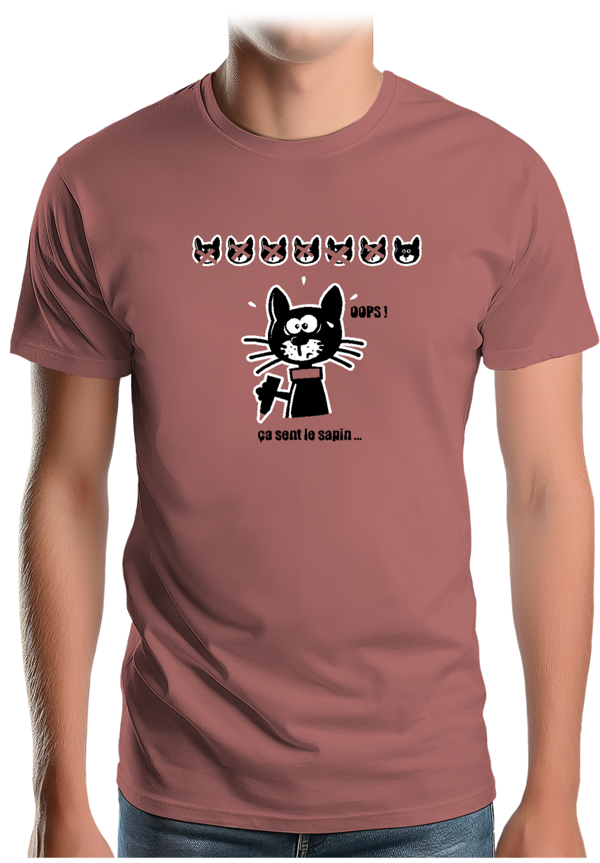 T-Shirt Homme Vie De Chat