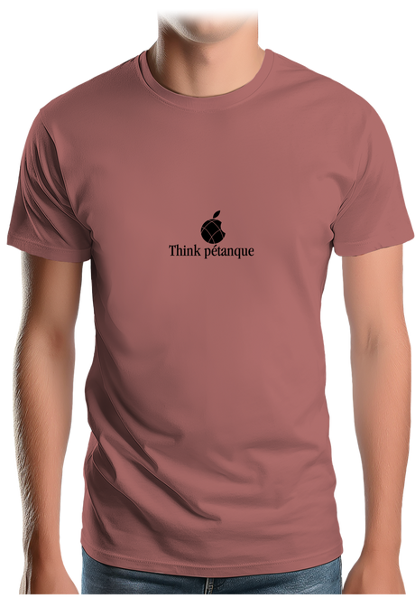 T-Shirt Homme Think pétanque