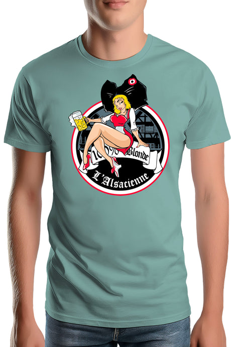 Tee-Shirt Homme L'alsacienne Qui A Perdu Sa culotte