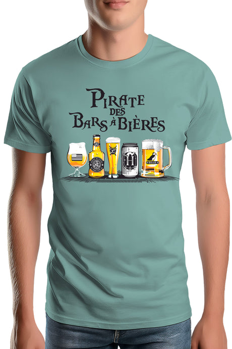 Tee-Shirt Homme Pirates des bars a bieres