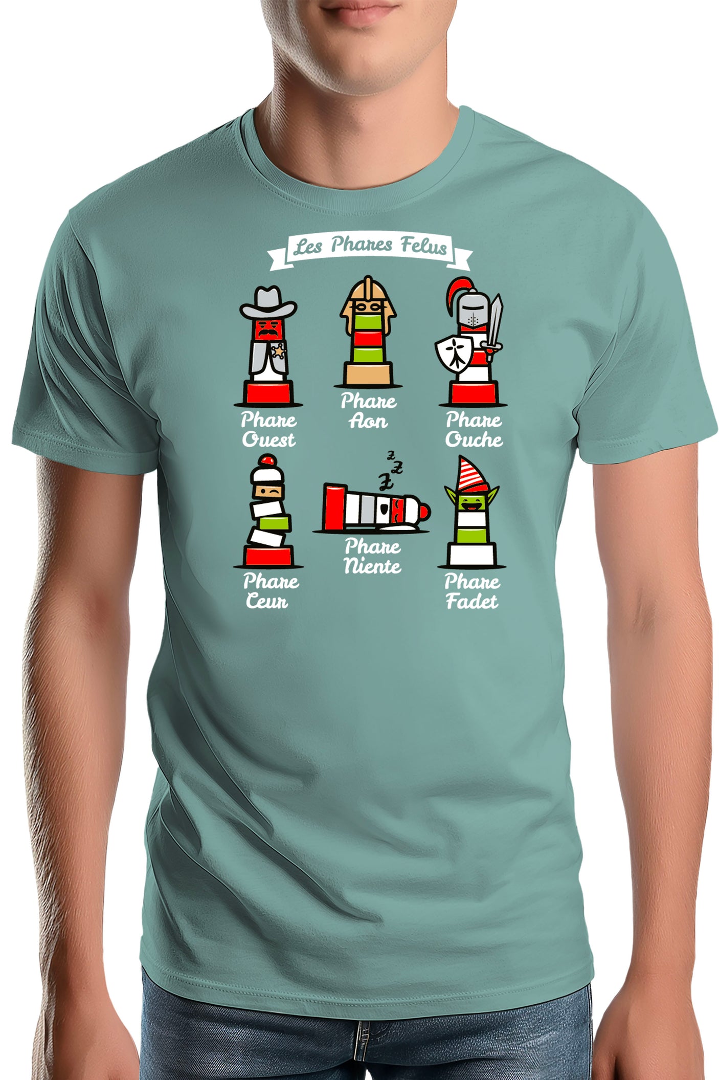 T-Shirt Homme Les 06 phares felus