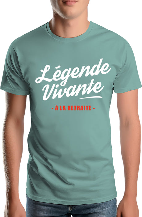 Tee-Shirt Homme Légende vivante à la retraite