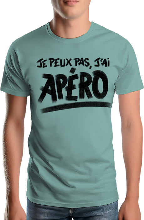 Tee-Shirt Homme Je peux pas, j'ai apéro