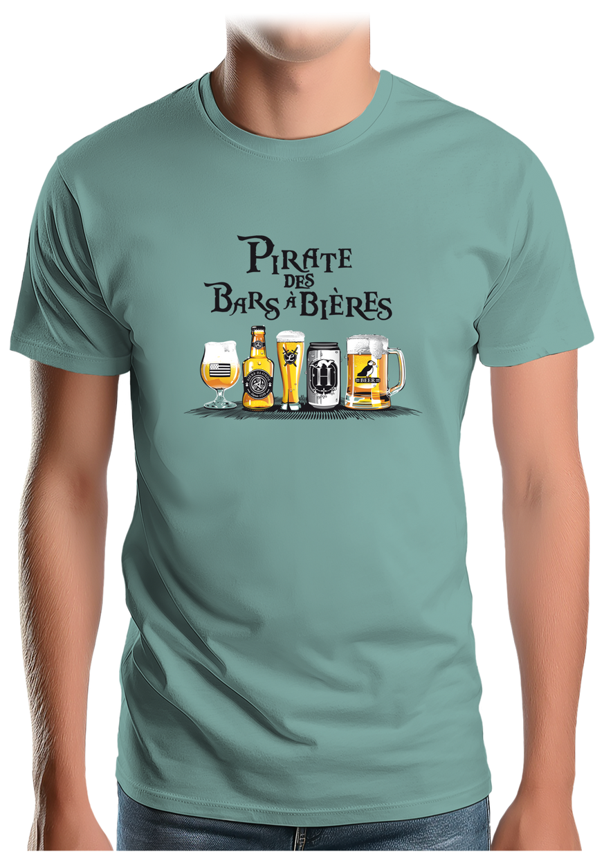 T-Shirt Homme Pirates des bars à bières
