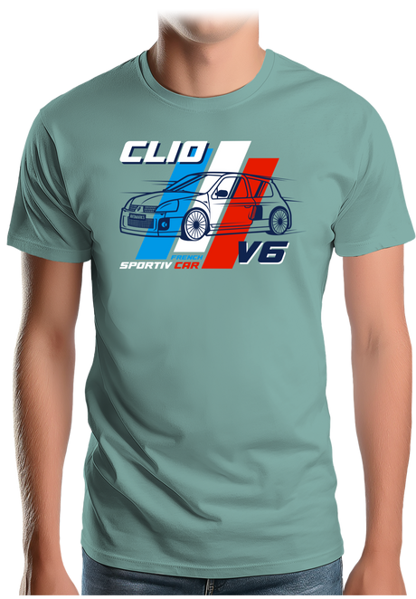 T-Shirt Homme Voiture Française Clio V6