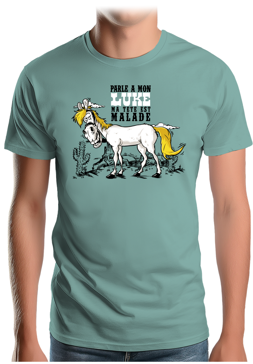 T-Shirt Homme Chaval parle à mon Luke