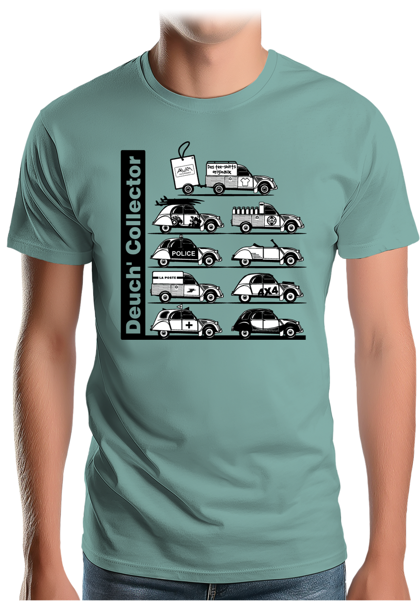 T-Shirt Homme Voiture 2CV Collector