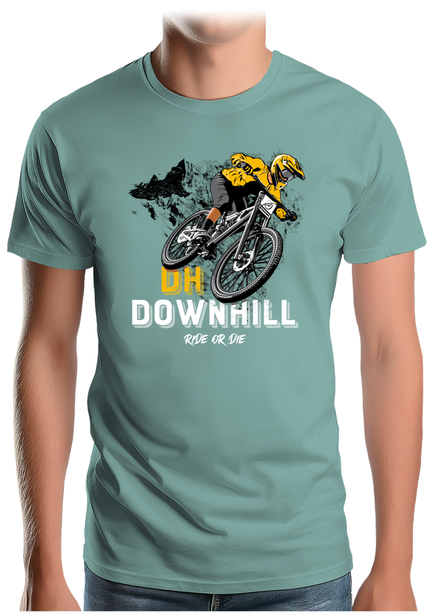 T-Shirt Homme Vélo DH Downhill, Ride or die