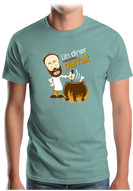 T-Shirt Homme Un Diner Toujours Parfait