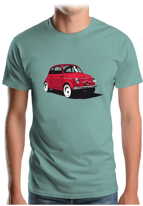 T-Shirt Homme Voiture Italienne 500 Luxe