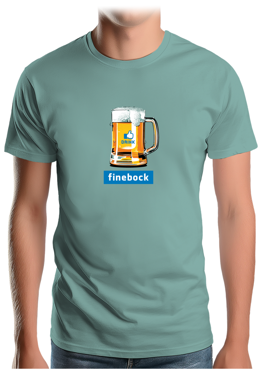 T-Shirt Homme Bière Finebock