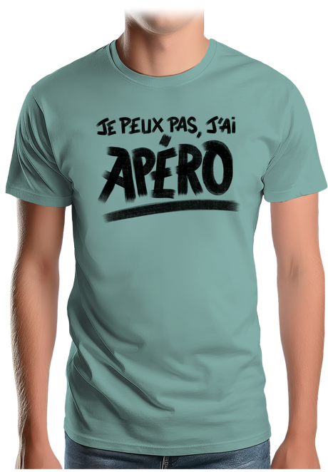 T-Shirt Homme Je peux pas, j'ai apéro