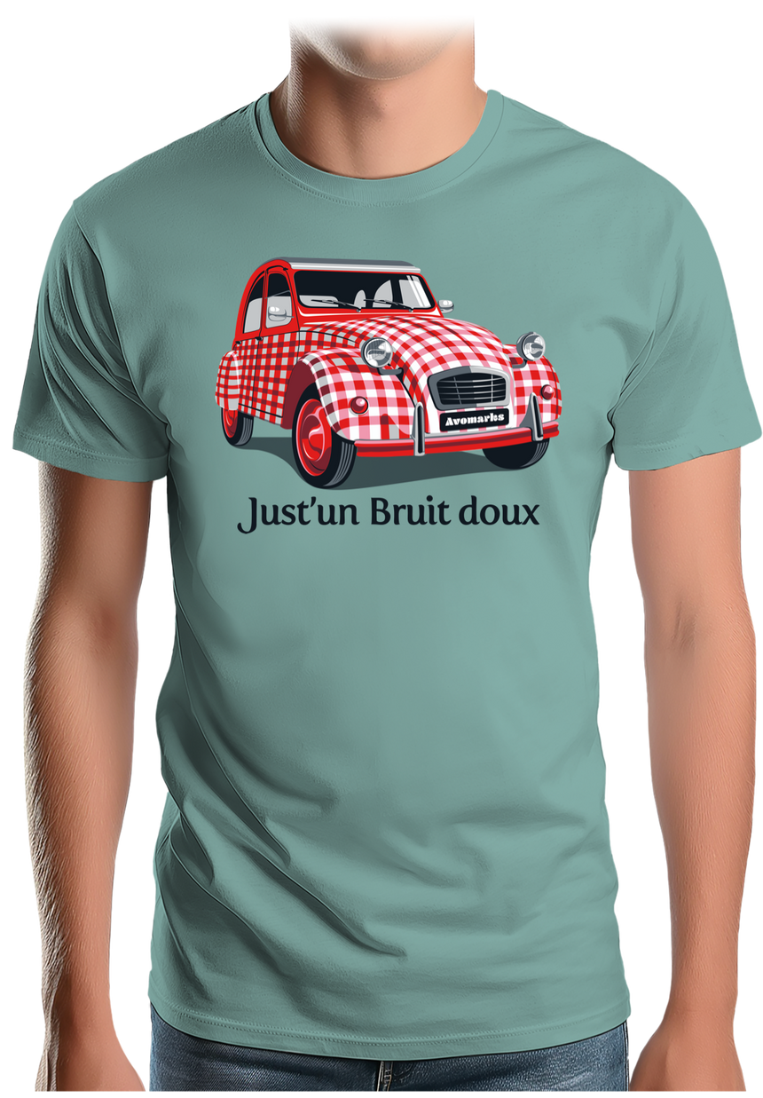 T-Shirt Homme Voiture 2CV Just'un Bruit doux