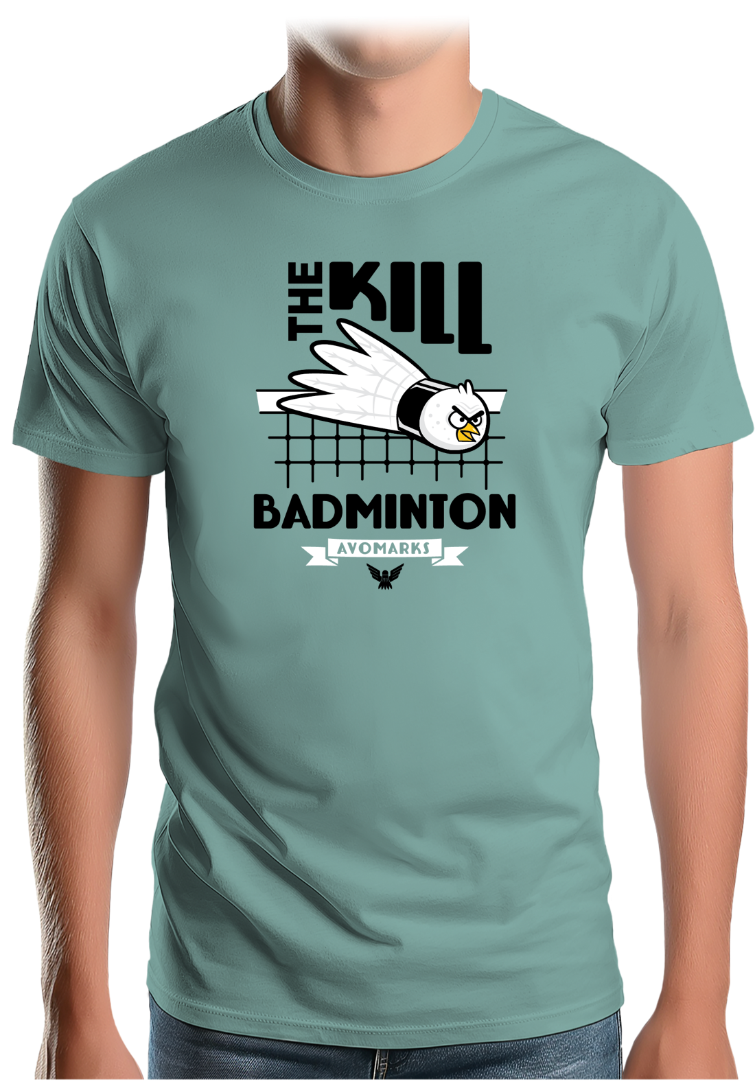 T-Shirt Homme Kill Badminton