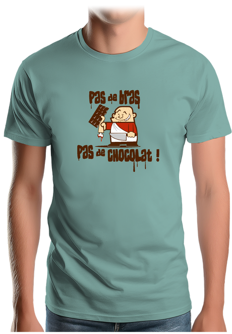 T-Shirt Homme Pas De Bras Pas De Chocolat