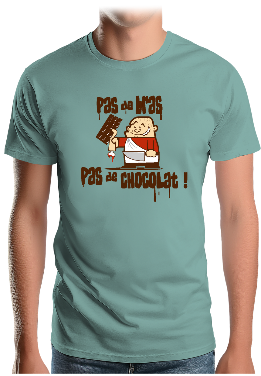 T-Shirt Homme Pas De Bras Pas De Chocolat