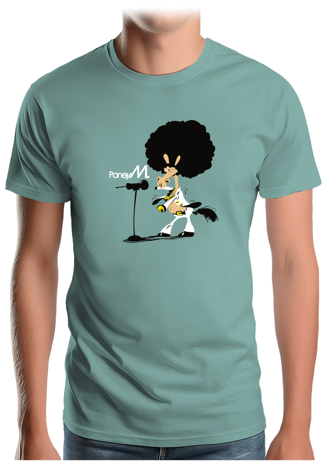 T-Shirt Homme Poney M