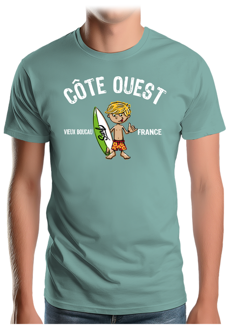 T-Shirt Homme Petit surfeur personnalisé