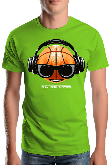 T-Shirt Homme Play basket with rhythm