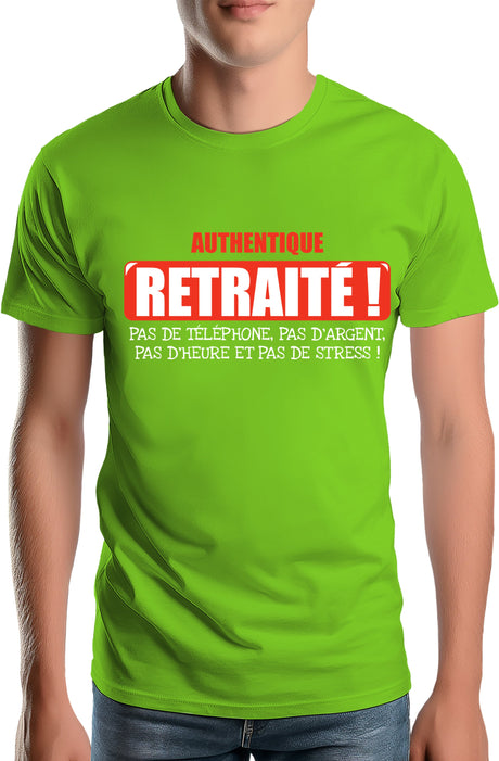 Tee-Shirt Homme La veritée sur les retraités
