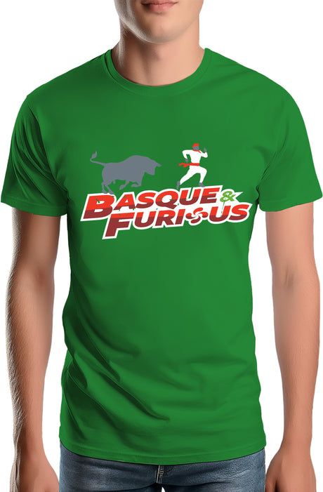 Tee-Shirt Homme Les fetes basque avec le taureau