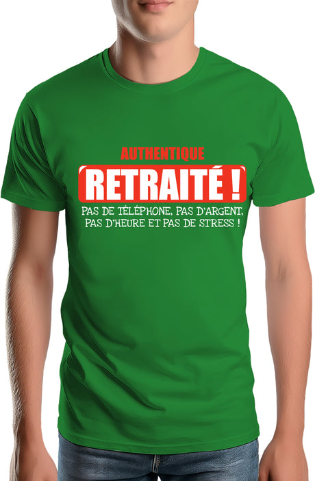 Tee-Shirt Homme La veritée sur les retraités