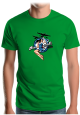 T-Shirt Homme Pin Up Avec Avion