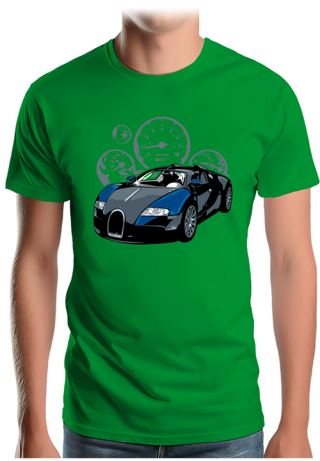 T-Shirt Homme Voiture Top Speed Bug
