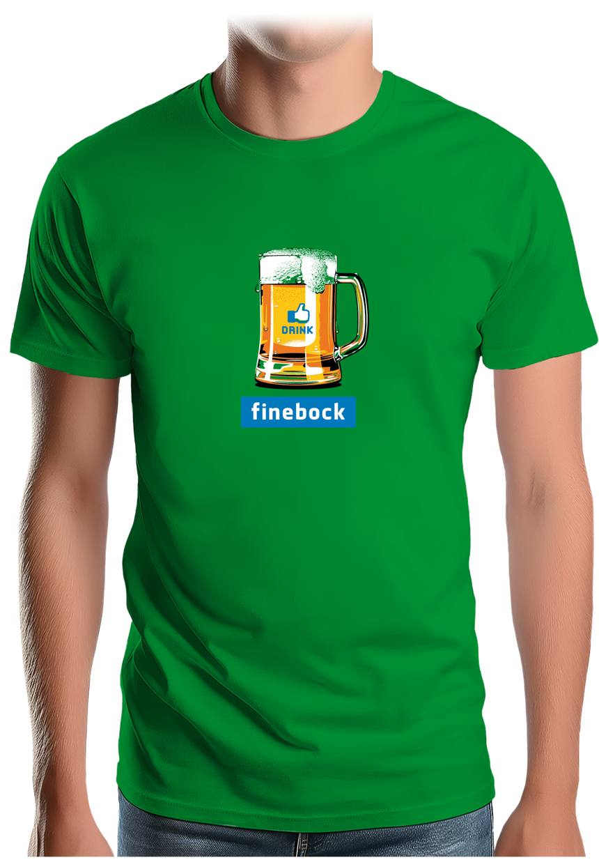 T-Shirt Homme Bière Finebock